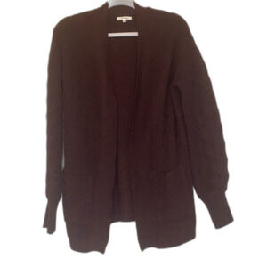 Maurices Brown Open Front Cardigan Sweater